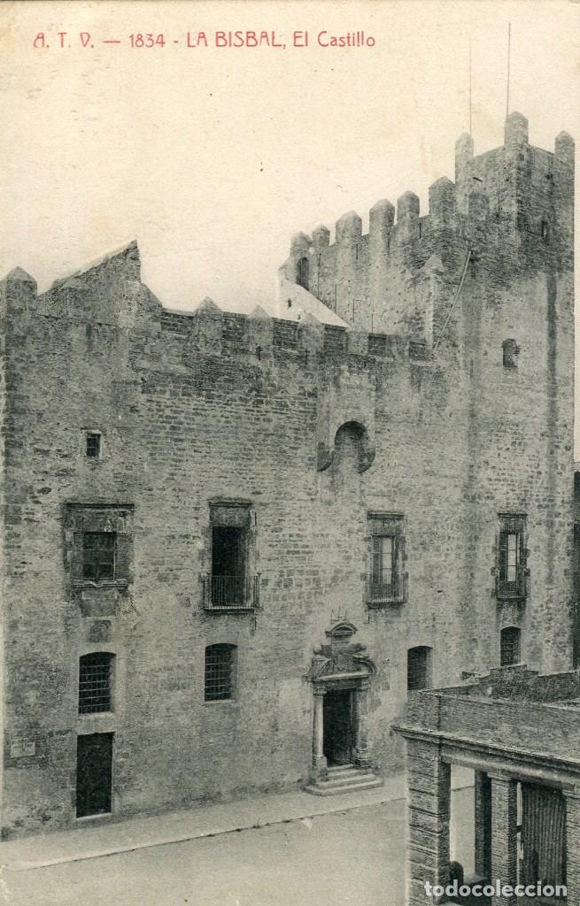 Postales: a00499 1834 La Bisbal - El Castillo - Atv N&ordm;1834 circulada 1908