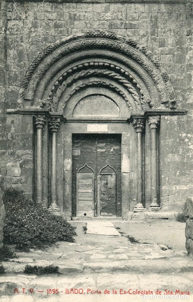 Postais: a01391 1895 Llado - Porta De Ex-Colegiata De Sta Maria - Atv N&ordm;1895