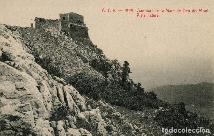 Cartoline: a03078 1898 - Santuaria De La Mare De Deu Del Mont - Vista Lateral - atv N&ordm;1898