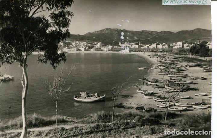 Postales: SANT FELIU DE GUIXOLS-- PLAYA-BARCAS DE PESCA- A&Ntilde;O 1955-- CAMP&Agrave;NYA