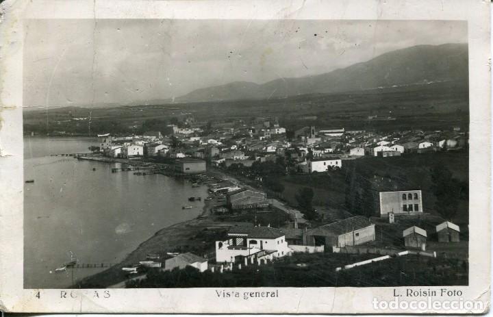 Postales: ROSAS-VISTA GENERAL-  A&Ntilde;O 1950 -ROISIN