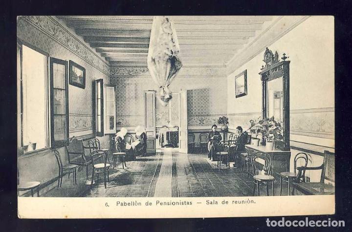 Postales: Postal de SANT BOI DE LLOBREGAT: Manicomi. Pavello de Pensionistes. Sala de reuni&oacute; (num. 6)