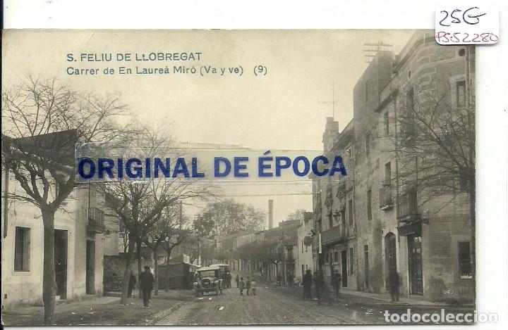 Postcards: (PS-52280)POSTAL FOTOGRAFICA DE S.FELIU DE LLOBREGAT-CARRER DE EN LAUREA MIRO