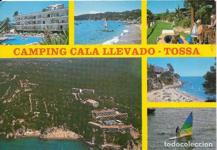Postales: :::: A16 - POSTAL - TOSSA - CAMPING CALA LLEVADO - Foto 1