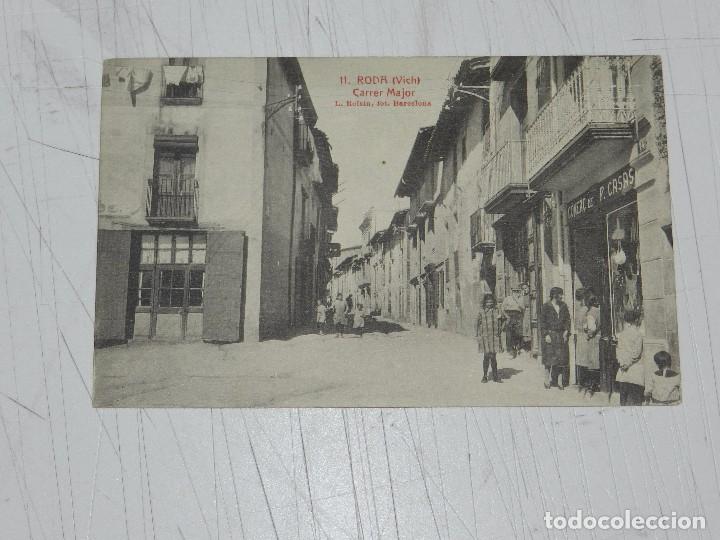 Postales: 11 RODA ( VICH ) CARRER MAJOR - Foto 1