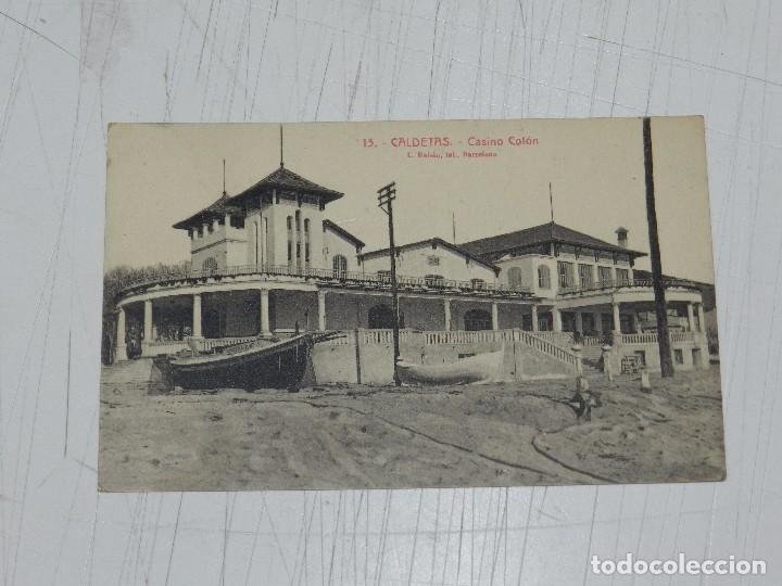 Postales: 13 CALDETAS - CASINO COLON - Foto 1