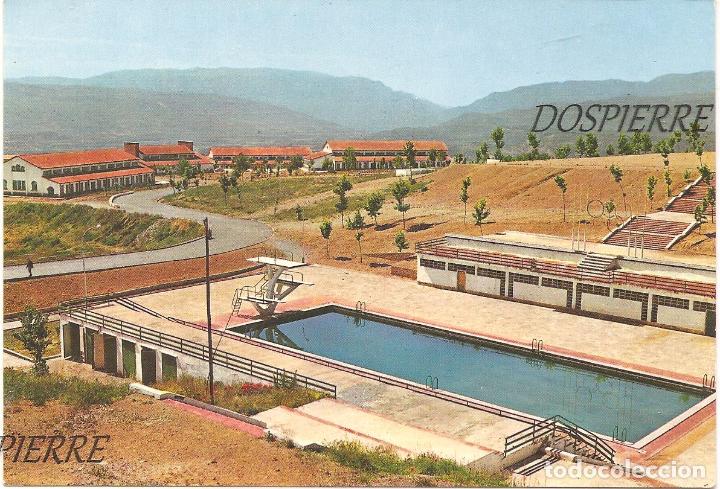 Postales: POSTAL, PIRINEOS DE L&Eacute;RIDA-LLEIDA-EL PALLARS, PISCINA DEL CAMPAMENTO GENERAL MART&Iacute;N ALONSO, SIN CIRC