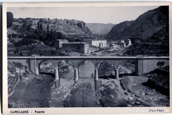 Postales: a01027 capellades puente rius - Foto 1