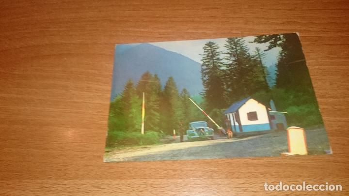 Postales: POSTAL VALLE DE ARAN FRONTERA DEL PORTILLON SIN CIRCULAR