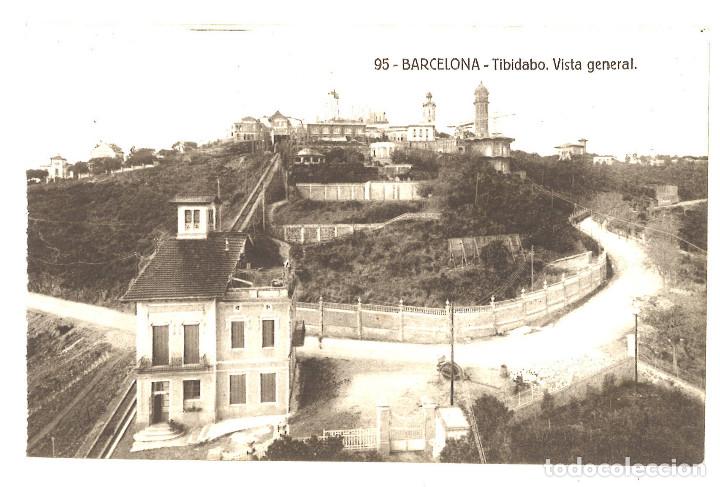 Postales: Barcelona. Tibidabo. Postal sin circular. - Foto 1