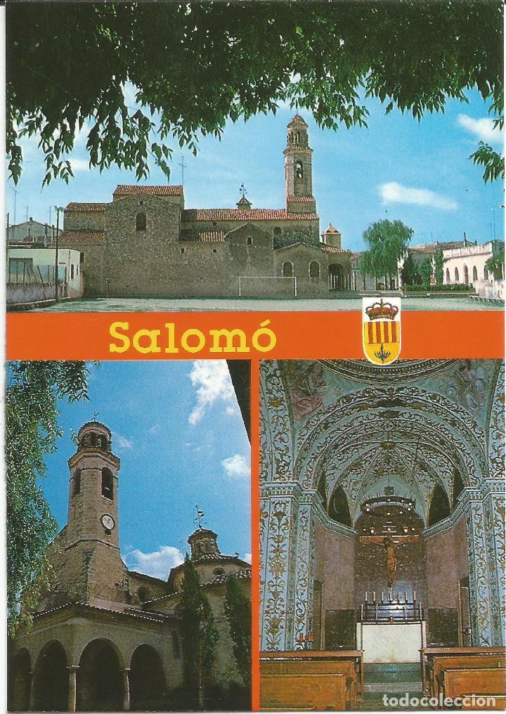 Postales: SALOM&Oacute; / CAPILLA DEL SANTO CRISTO / FOTO CHINCHILLA - LUIS OLIVER / SIN FRANQUEAR