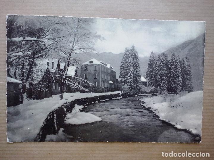 Postales: Valle de Ar&aacute;n - Lerida - Rio Garona en invierno