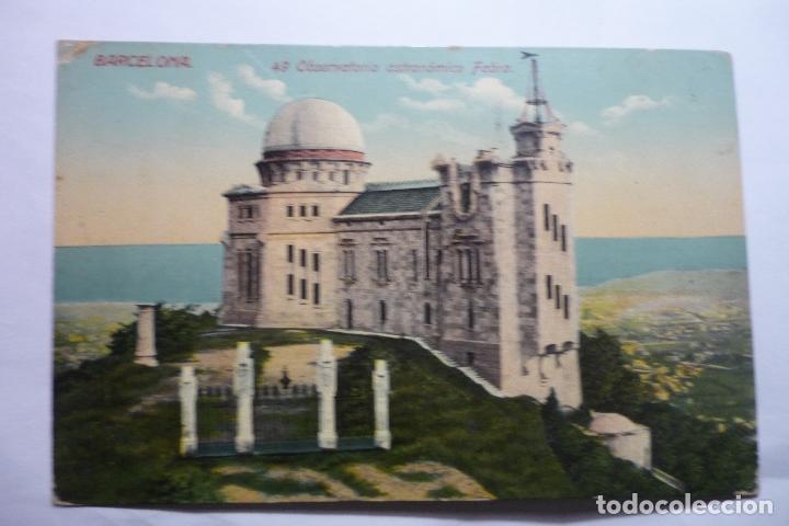 Cartes Postales: postal barcelona-observatorio fabra escrita bb