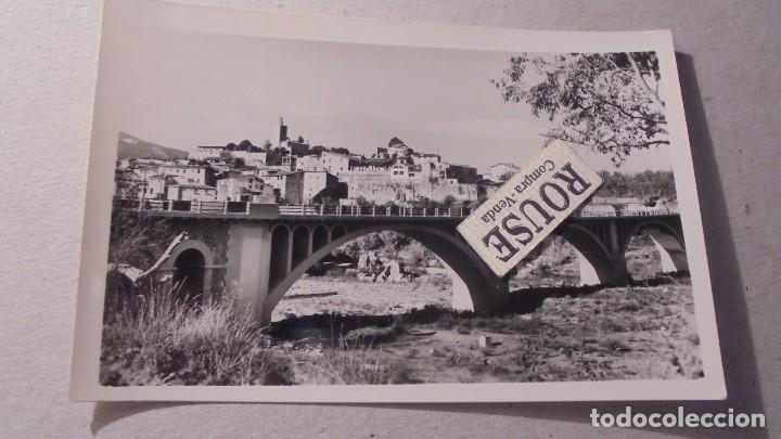 Postkarten: BESALU 5 , PUENTE SOBRE EL RIO FLUVI&Aacute; . EDC. M. GRATAC&Oacute;S 14X9 CM.