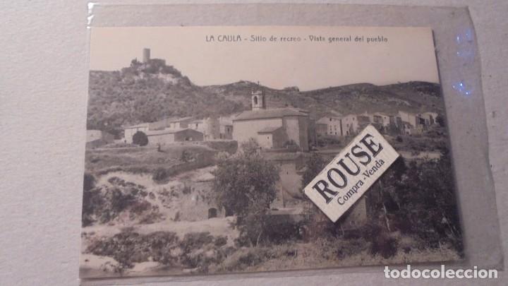 Postkarten: LA CAULA - SITIO DE RECREO - VISTA GENERAL DEL PUEBLO - 14X9 CM. EDC. TRAYTER