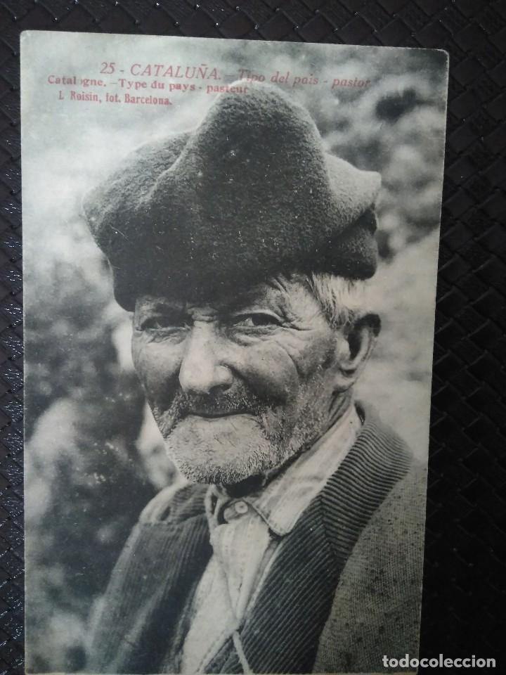Postales: TIPO DEL PA&Iacute;S.  PASTOR. CATALU&Ntilde;A. - Foto 1
