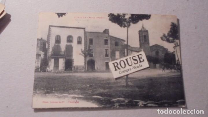 Postkarten: CISTELLA - ( GERONA ) PLA&Ccedil;A I PASEG FOTO. LABOUCHE FR. 14X9 CM.