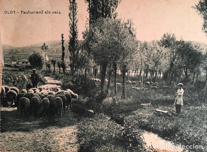 Postales: Postales antiguas de Olot - Foto 1