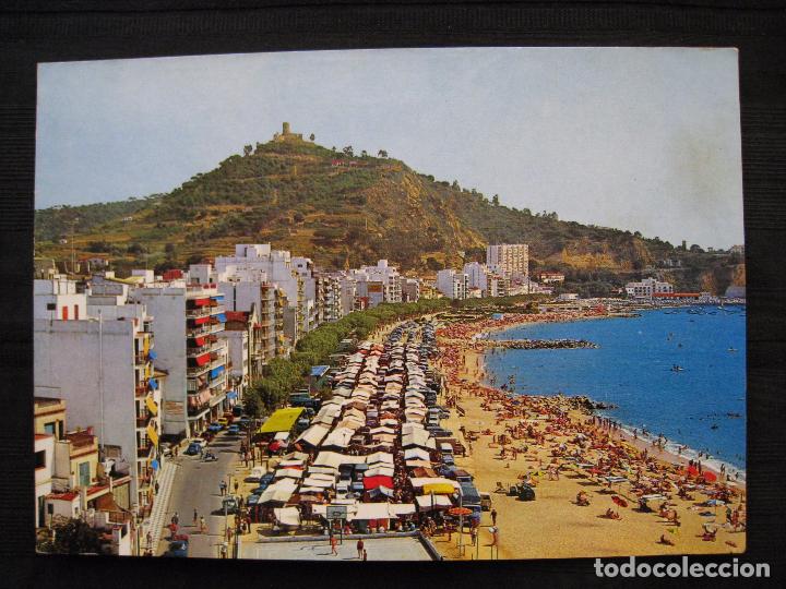 Postales: POSTAL BLANES - DIA DE MERCADO. - Foto 2