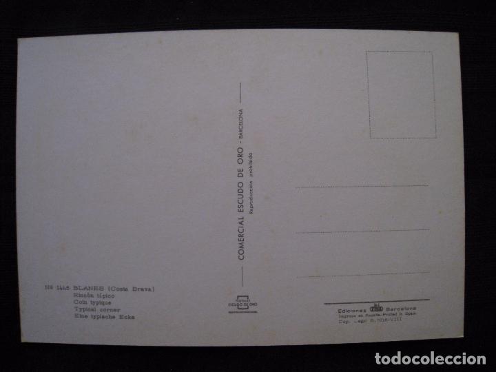 Postales: POSTAL BLANES  ( COSTA BRAVA ) - RINCON TIPICO. - Foto 3