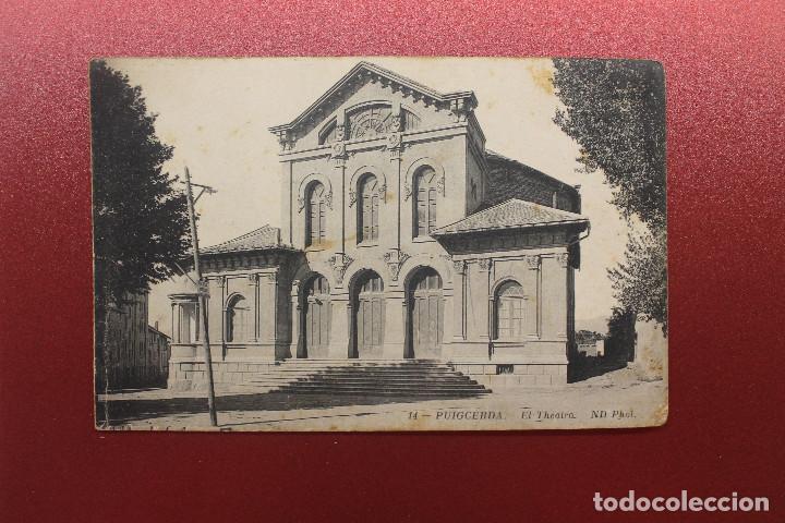 Postales: POSTAL PUIGCERD&Agrave;, EL TEATRO - Foto 1