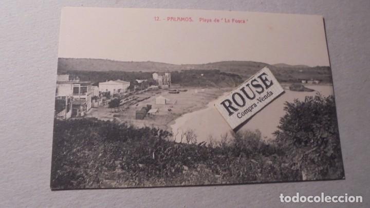 Postkarten: 12 . PALAMOS - PLAYA DE '' LA FOSCA ''ED. ANGEL TOLDRA VIAZO - 14X9 CM.