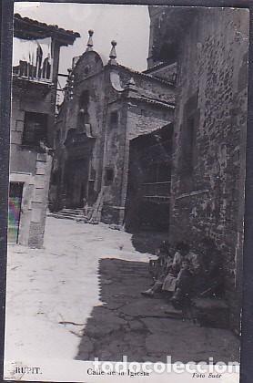 Postales: POSTAL RUPIT CALLE DE LA IGLESIA - Foto 1