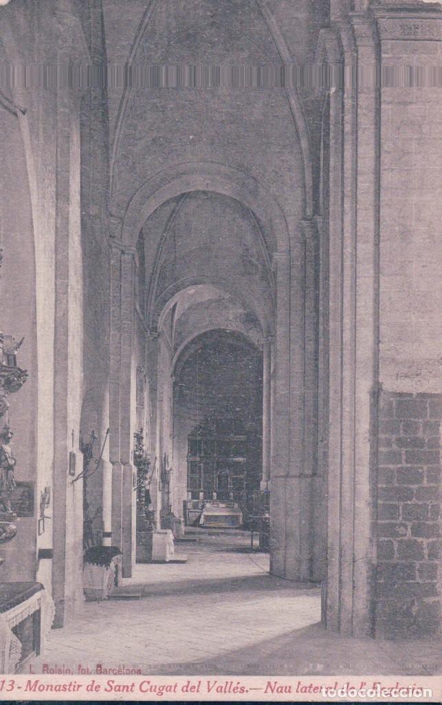 Postkarten: postal monastir de sant cugat del valles - nau lateral de l'esglesia - l.rosini fot 13