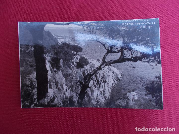 Postais: TARJETA POSTAL. COSTA BRAVA. SAN FELIU DE GUIXOLS. S&acute;AGAR&Oacute; CALA DE LA BARCA. N&ordm; 10. C/MUR.