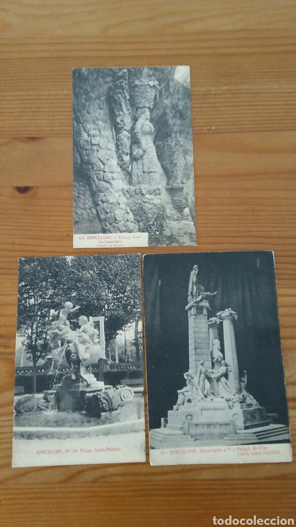 Postales: 3 postales monumentos barcelona - Foto 1