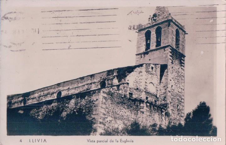 Postkarten: POSTAL FOTOGRAFICA LLIVIA - VISTA PARCIAL DE LA IGLESIA ESGLESIA - 4  - CIRCULADA