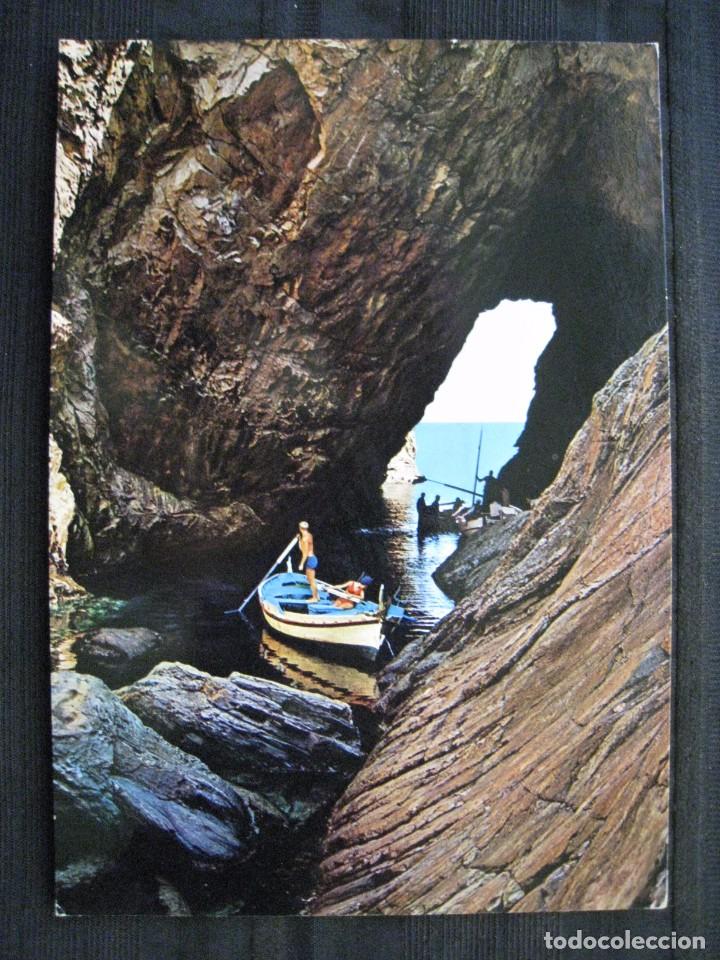 Cartoline: POSTAL COSTA BRAVA - COVA DE L&acute;INFERN.