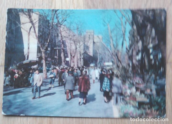 Postales: BARCELONA - RAMBLA DE LAS FLORES - Foto 1