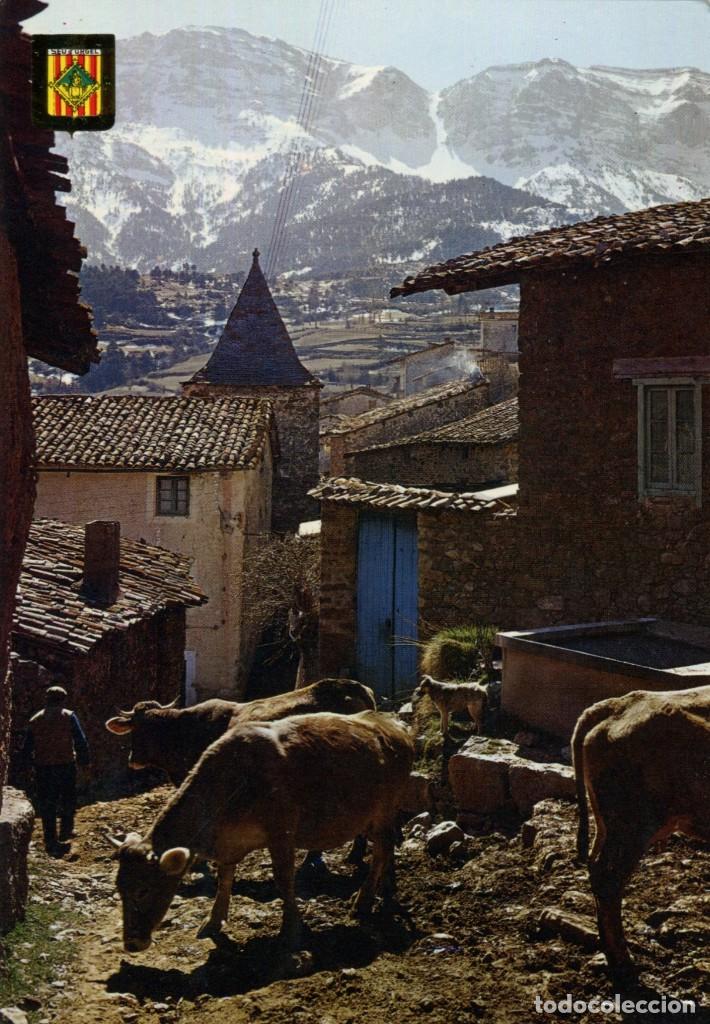 Postais: m00381 Querforadat Vista Parcial Al Fondo Sierra Del Cadi 1966 Escudo De Oro N&ordm;2806