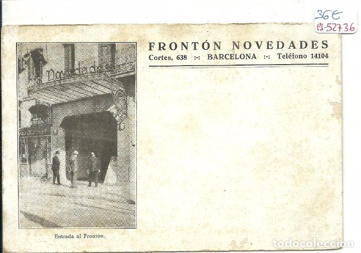 Postkarten: (PS-52736)POSTAL DE BARCELONA-FRONTON NOVEDADES