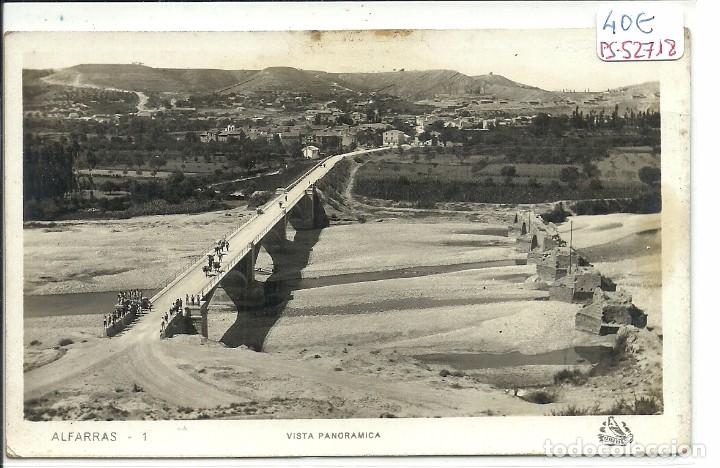 Postcards: (PS-52718)POSTAL FOTOGRAFICA DE ALFARRAS-VISTA PANORAMICA