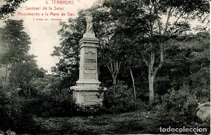 Postcards: TERRADAS-SANTUARI DE LA SALUT-MONUMENTO A LA MARE DE DEU-ROISIN