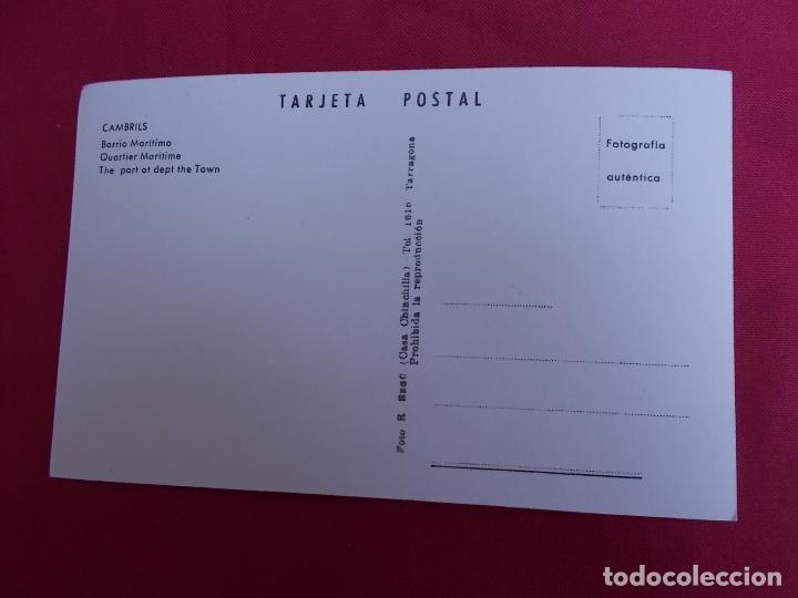 Postales: TARJETA POSTAL. CAMBRILS. BARRIO MARITIMO. - Foto 2