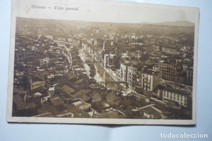 Postales: postal gerona - vista parcial--escrita cm - Foto 1
