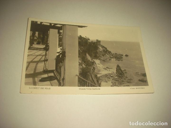 Postales: LLORET DE MAR DESDE VILLA ISABELA , CLIS&Eacute; MARTINEZ . SIN CIRCULAR - Foto 1