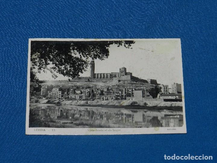 Postales: LERIDA 13  - VISTA DESDE EL RIO SEGRE , GUILERA , FOTOGRAFICA