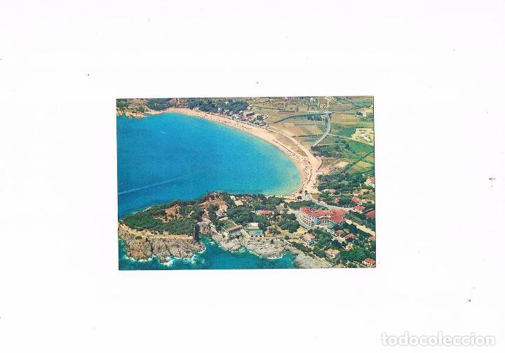 Postales: POSTAL ANTIGUA CATALU&Ntilde;A COSTA BRAVA SIN CIRCULAR S&acute;AGARO VISTA AEREA DE LA BAHIA