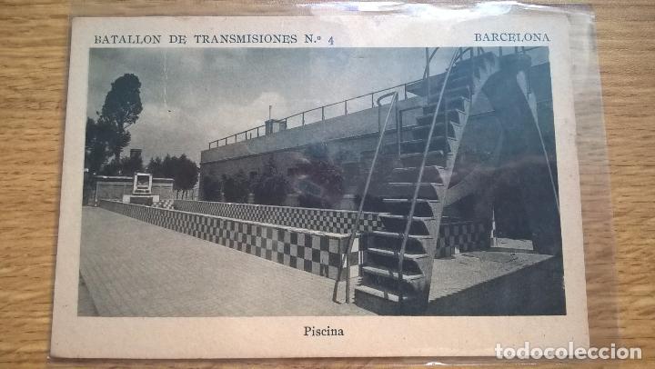 Postales: Barcelona. Batall&oacute;n de transmisiones 4 - Foto 1
