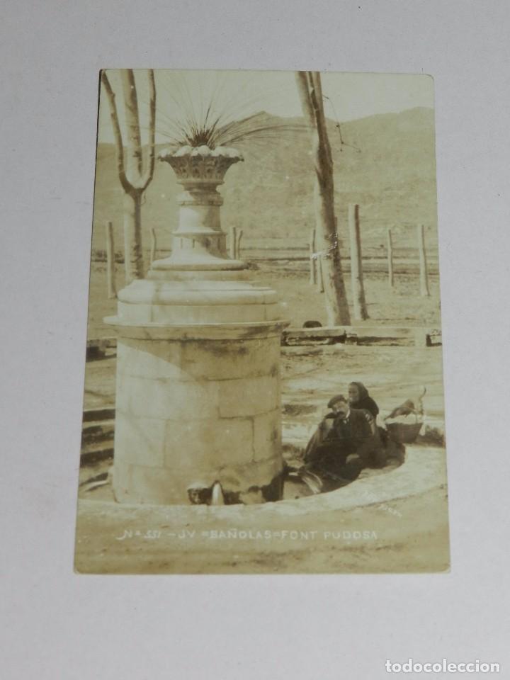 Postkarten: N. 551 BA&Ntilde;OLAS FONT PUDOSA , FOTOGRAFICA