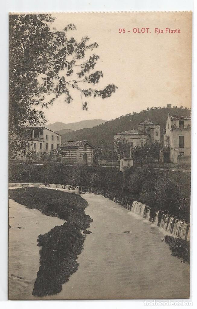 Postales: OLOT .- N&ordm; 95 RIU FLUVIA .- EDICI&Oacute; E. ARQUES - Foto 1