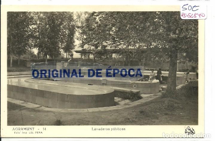 Postkarten: (PS-52840)POSTAL FOTOGRAFICA DE AGRAMUNT-LAVADEROS PUBLICOS