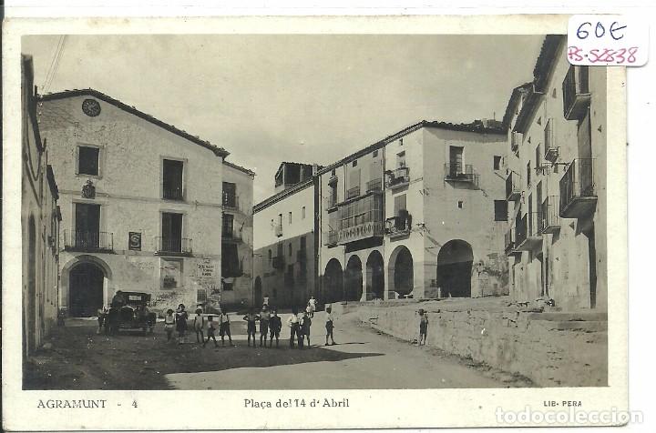 Postkarten: (PS-52838)POSTAL FOTOGRAFICA DE AGRAMUNT-PLA&Ccedil;A DEL 14 D&acute;ABRIL