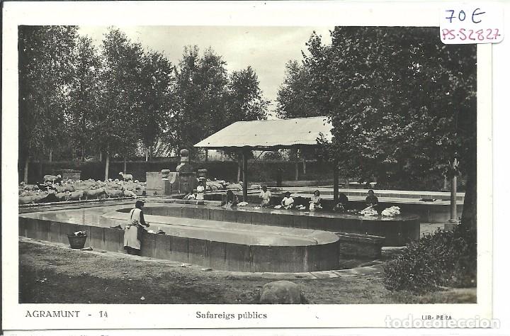 Postkarten: (PS-52827)POSTAL FOTOGRAFICA DE AGRAMUNT-SAFAREIGS PUBLICS-LAVADEROS PUBLICOS