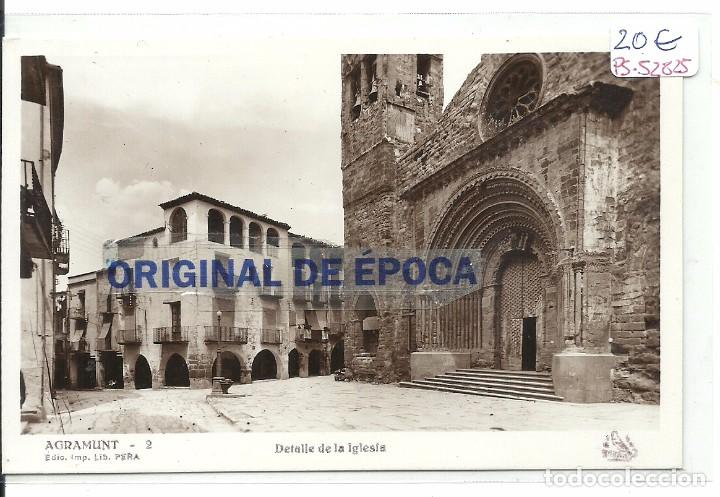 Postais: (PS-52825)POSTAL FOTOGRAFICA DE AGRAMUNT-DETALLE DE LA IGLESIA