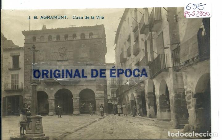 Postcards: (PS-52800)POSTAL FOTOGRAFICA DE AGRAMUNT-CASA DE LA VILA